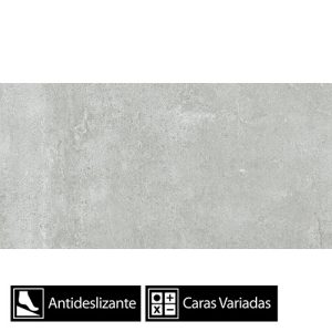 Porcelanato Ground Gris Antideslizante 72Caras Rectificado 30x60(1,08)