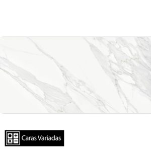 Gres Porcelánico Statuario Carrara Pulido 4Caras Rectificado 60x120(1,44)