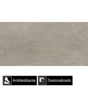 Gres Porcelánico Sandstone Dark Grey Antideslizante Deston. Rect. 30x60(1,44)